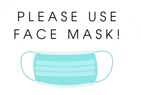 Please use face mask!