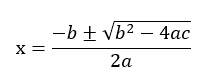 A screen capture of the example equation in its visual representation as it would look like in Word.